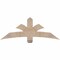 Ekena Millwork Davenport Smooth Timber Gable Bracket, Douglas Fir, 60"W x 22"H x 3 1/2"D x 5 1/2"F, 9/12 Pitch GBW060X22X0406DAV00SDF - alternate 1